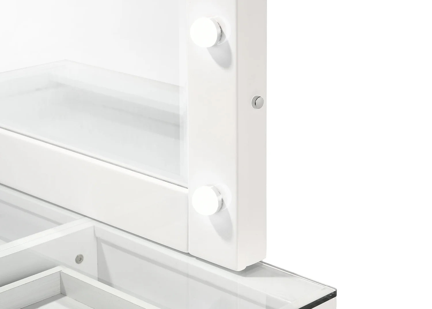Morgan Vanity Base with modern white veneer