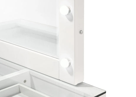Morgan Vanity Base with modern white veneer
