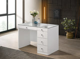 Drawer knobs detail on Morgan Vanity Set