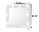 Vanity illuminated by LED lighting