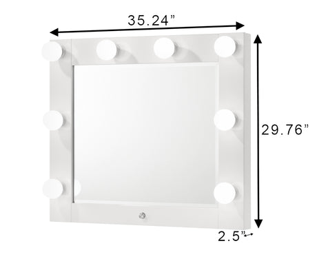 Vanity illuminated by LED lighting