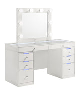 Luxo Vanity Set side angle showing drawers