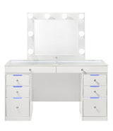Vanity top with LED lighting detail