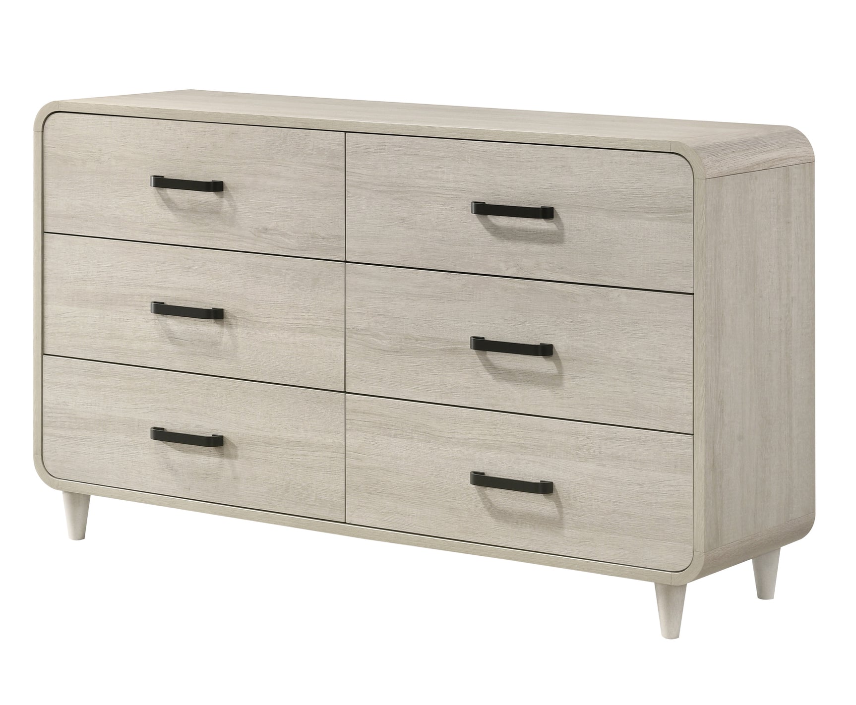 Nyomi White Nightstand front view