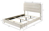 Nyomi footboard detail in white finish