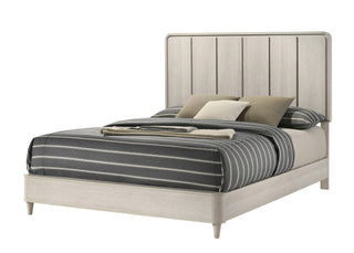 Nyomi White Panel Queen Bed from Decor Furniture