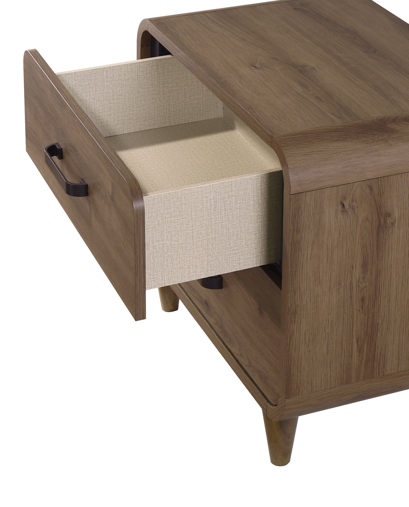 Nyomi Nightstand in Light Brown Finish view 2