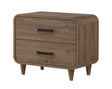 Nyomi Nightstand in Light Brown Finish from Decor Furniture