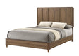 Nyomi Light Brown Panel King Bed from Decor Furniture