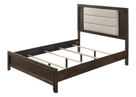 Carlton Brown Upholstered Panel Bedroom Set main view