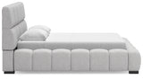 Side view of Grendusk Queen Upholstered Bed