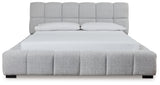 Grendusk King Upholstered Bed head-on perspective