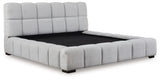 Grendusk King Upholstered Bed side angle view