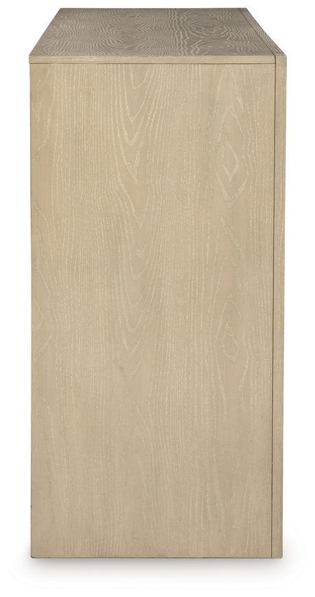 Calmoro Gray Dresser side profile