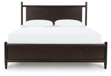 Close-up of Dantenton King Panel Bed headboard detail