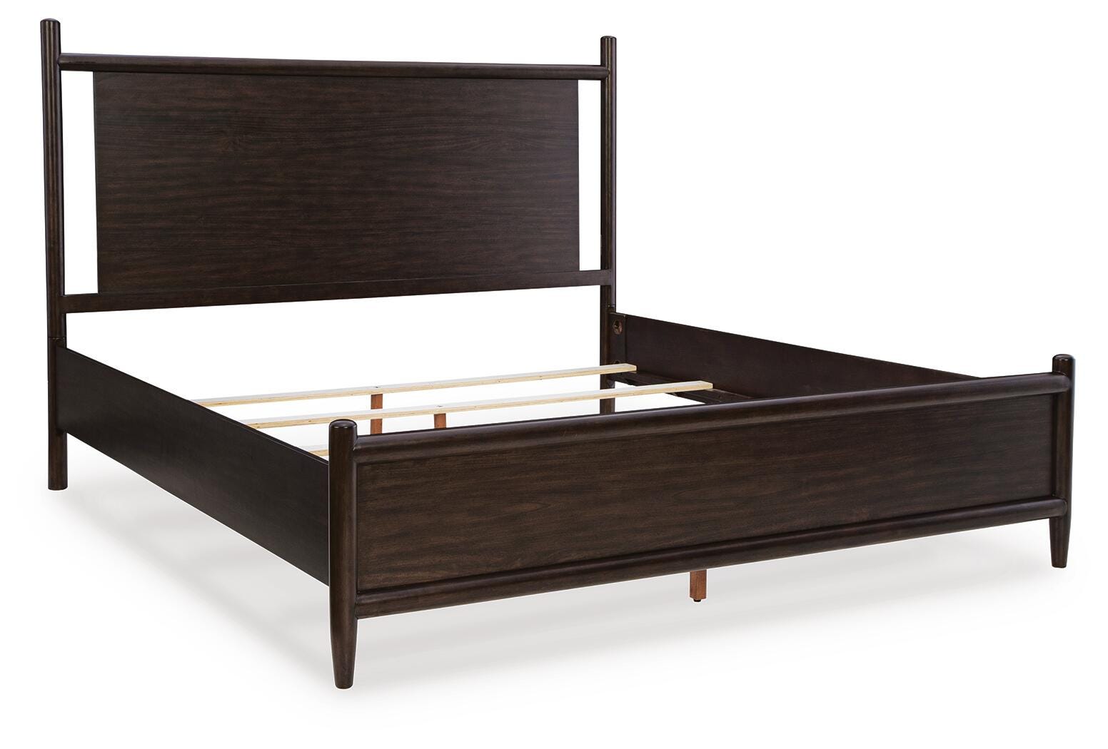 Dantenton Merlot Queen Panel Bed headboard close-up
