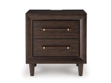 Dantenton Nightstand head-on view highlighting finish