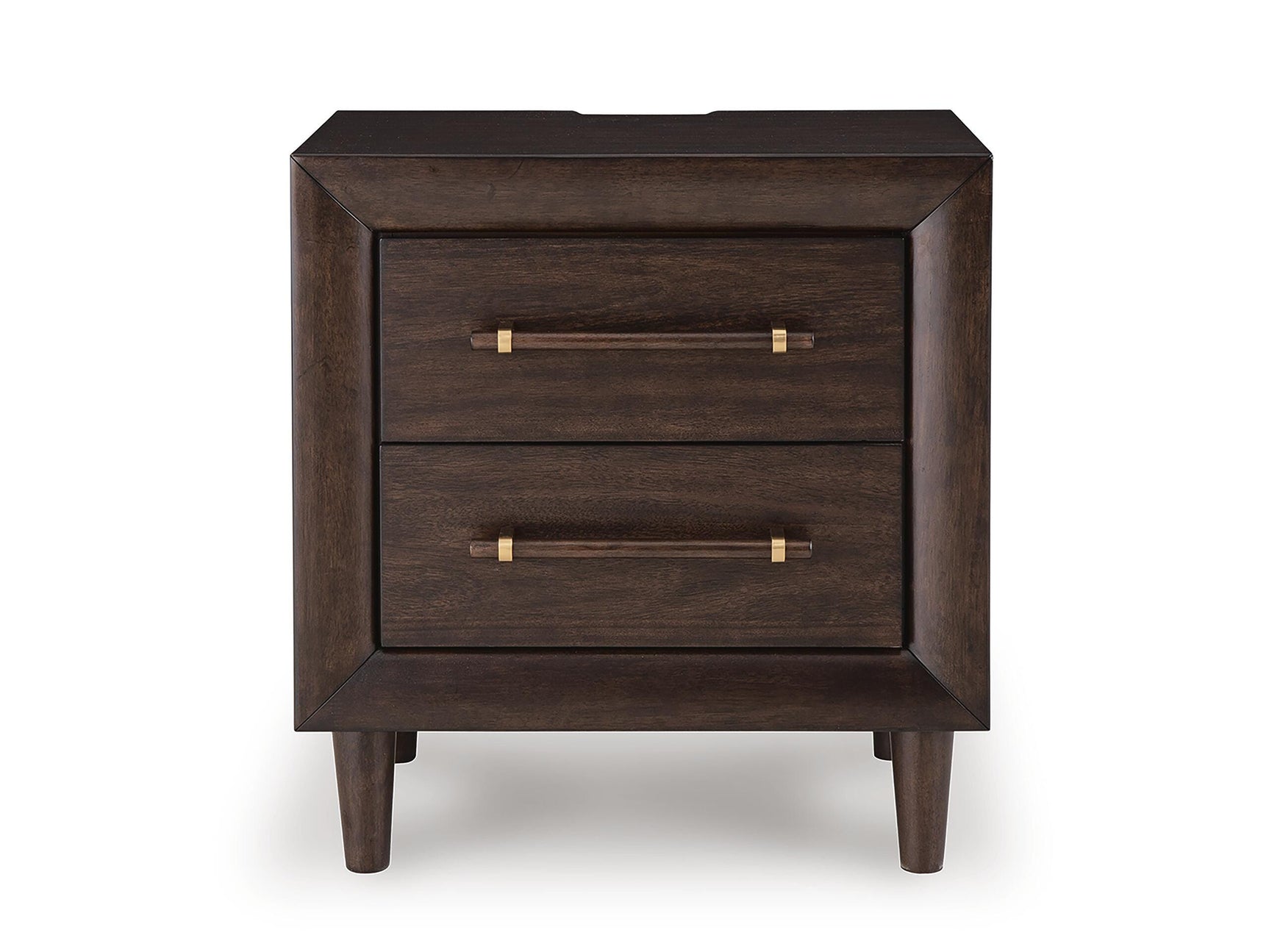 Dantenton Nightstand head-on view highlighting finish