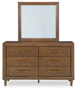 Lyncott Brown Upholstered Bedroom Set view 7