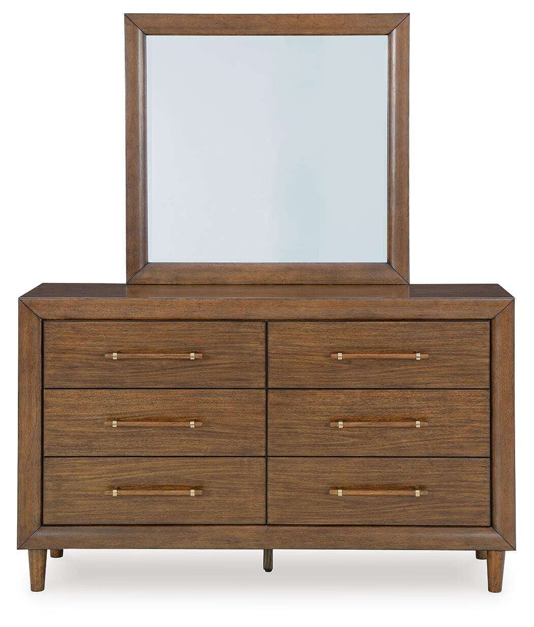 Lyncott Brown Upholstered Bedroom Set view 7