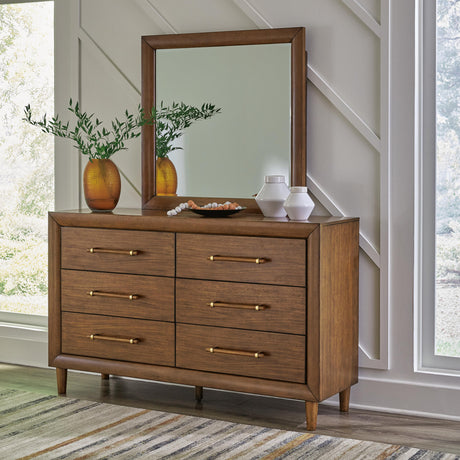 Lyncott Brown Upholstered Bedroom Set