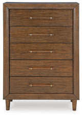 Lyncott Brown Upholstered Bedroom Set view 10