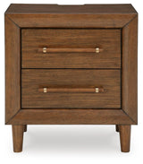 Lyncott Brown Upholstered Bedroom Set view 17