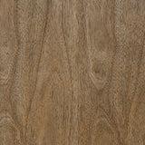 Close-up of light brown wood-tone finish on Tomtyn chest