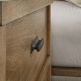 Metal bar pulls detail on Tomtyn Nightstand drawer