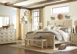 Bolanburg Two-Tone Dining Bench lifestyle image