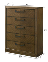 Lakecrest Brown Upholstered Panel Bedroom Set view 14