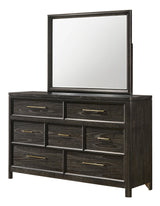 Ethel Dark Brown Dresser and Mirror from Decor Furniture