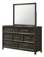 Ethel Dark Brown Dresser and Mirror from Decor Furniture