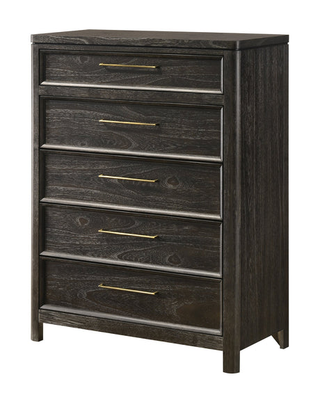Ethel Dark Brown Chest from Decor Furniture