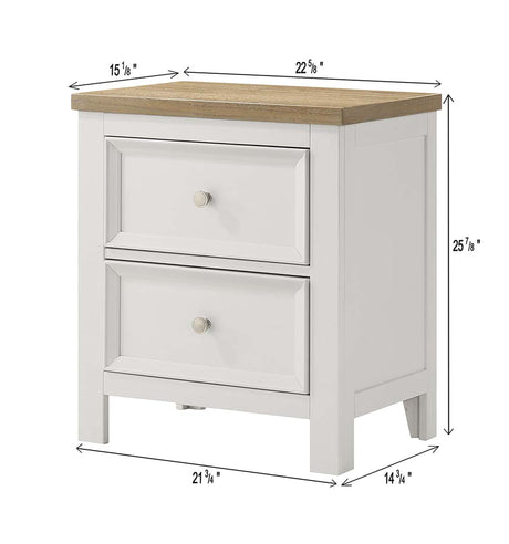 Aston White Storage Platform Bedroom Set view 15