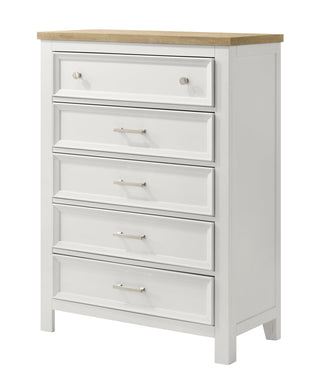 Aston White Chest from Decor Furniture