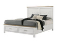 Aston White Storage Platform Queen Bed from Decor Furniture
