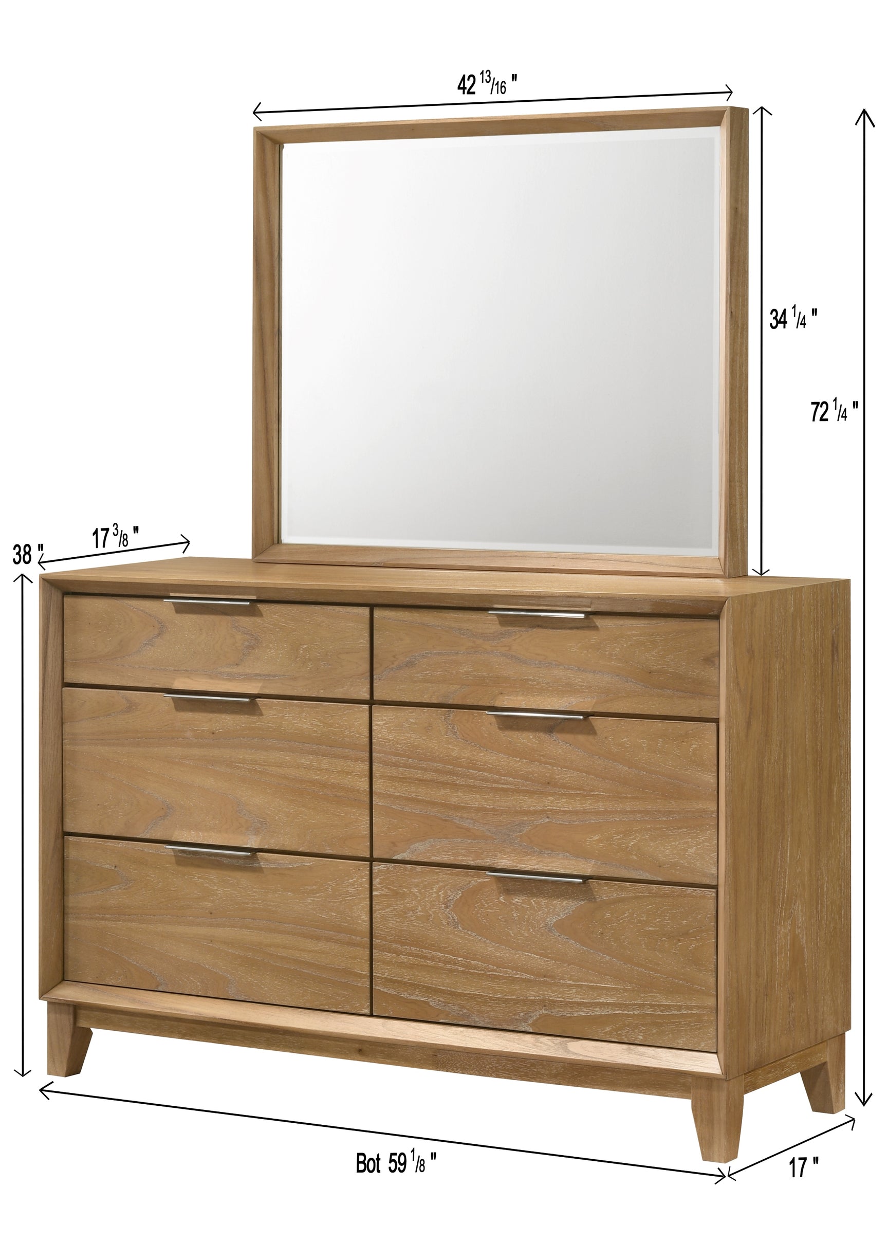 Florian Dresser top drawer close-up
