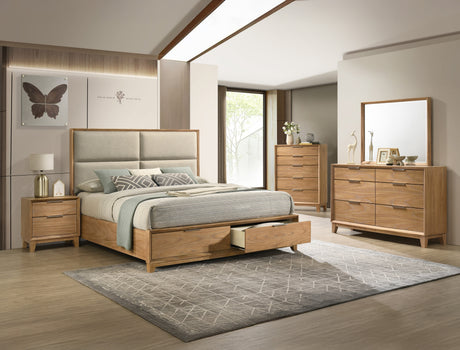 Florian dresser and chest furniture set