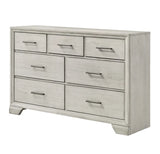King size upholstered storage bed from front