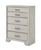 Nightstand and additional storage chest included in set