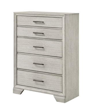 Nightstand and additional storage chest included in set