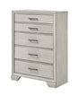 Nightstand and additional storage chest included in set