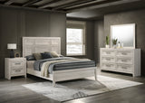 Lorraine Cream Full Bed footboard view