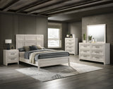Lorraine Cream Full Bed headboard detail