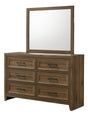 Lorraine Brown Dresser and Mirror from Decor Furniture