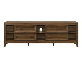 Lorraine TV Stand in Brown Finish view 4