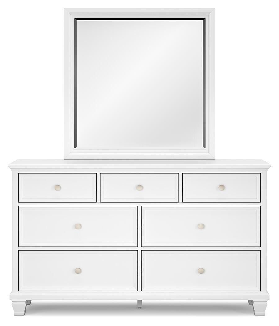 Fortman White Panel Bedroom Set view 14