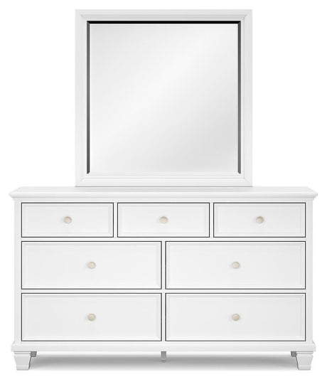 Fortman White Panel Storage Bedroom Set view 13