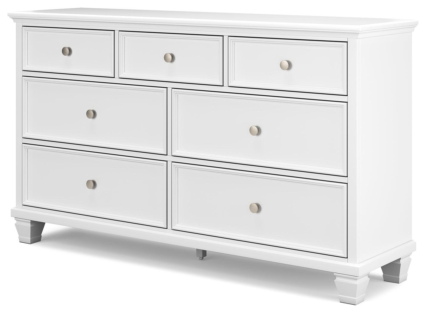Fortman White Dresser alternate angle